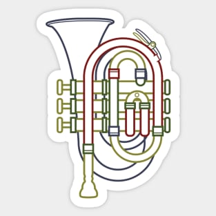 The Pocket Trumpet! Sticker